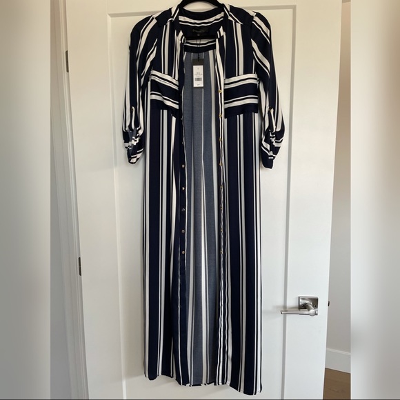 NWT Dynamite Shirt dress with tie belt - Picture 4 of 11